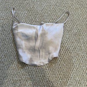 Garage: Steffa Satin Cowl Handkerchief Cami